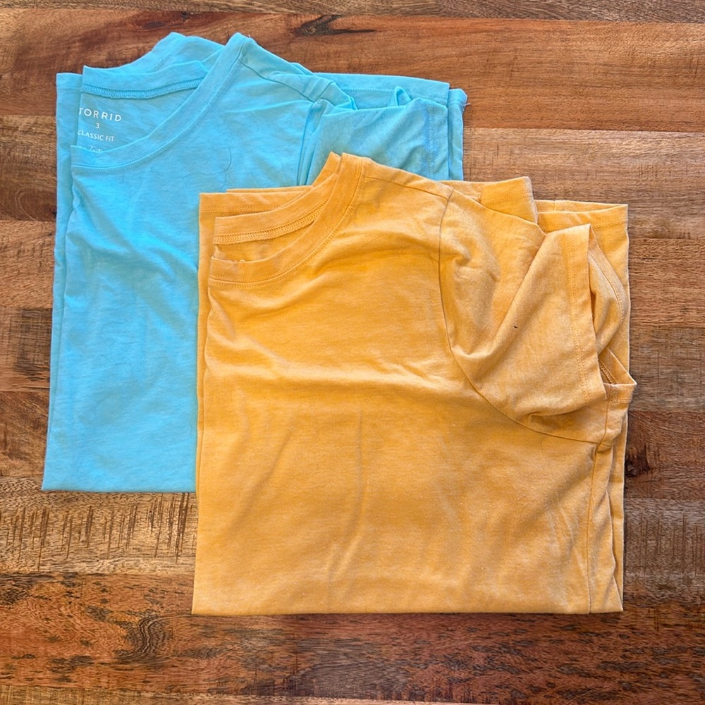 Torrid Relaxed Fit Crew Neck Short Sleeve Tee